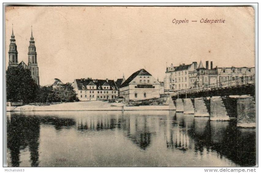 51dd 83 CPA - OPPELN - ODERPARTIE - Pologne
