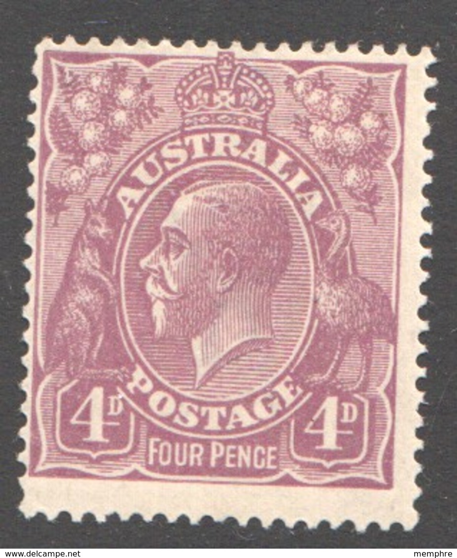 4d. Violet  Wmk 2 - SG 64  MM - MH - Mint Stamps