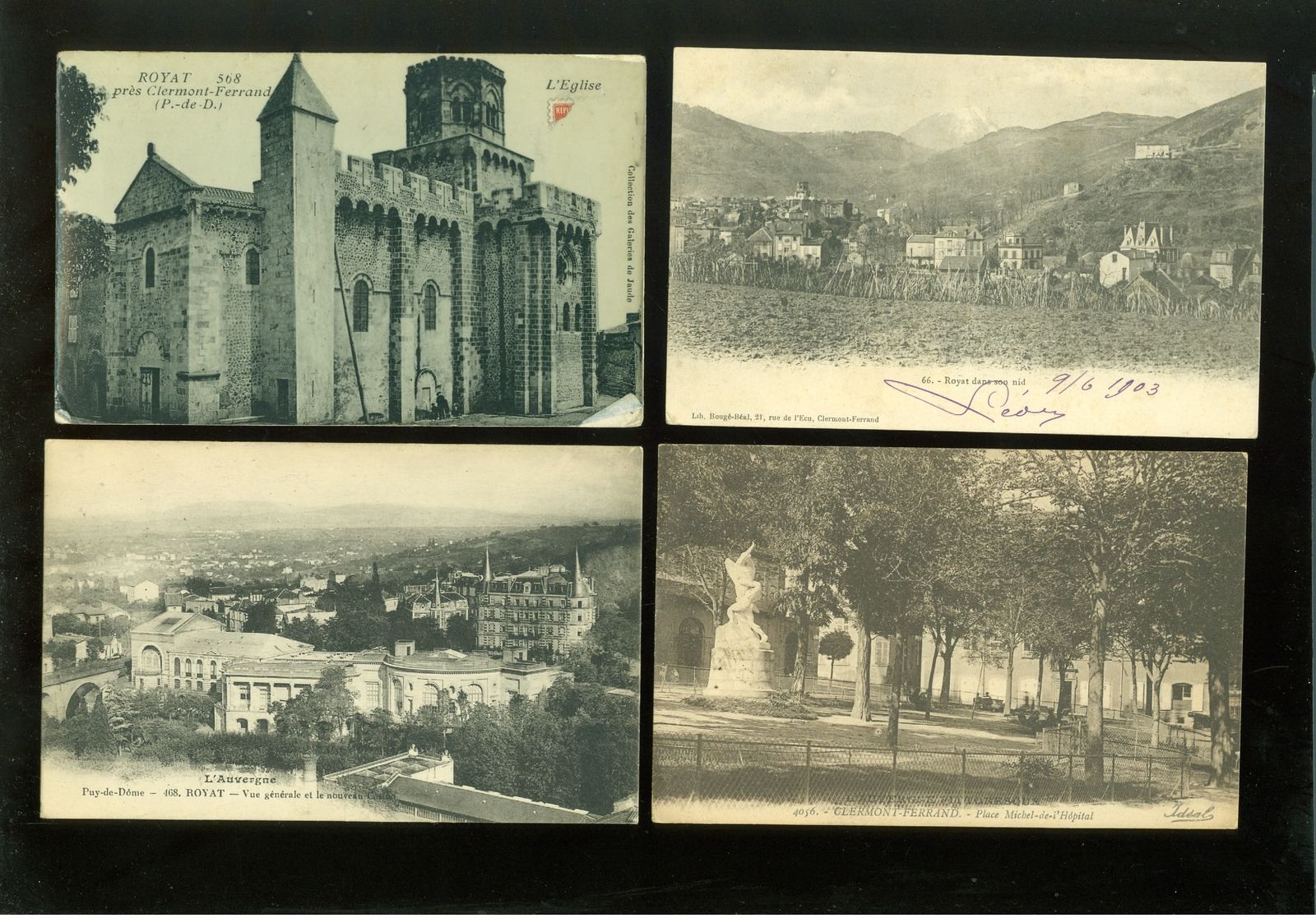 Beau lot de 60 cartes postales de France Puy - de - Dôme     Mooi lot van 60 postkaarten van Frankrijk ( 63 ) - 60 scans