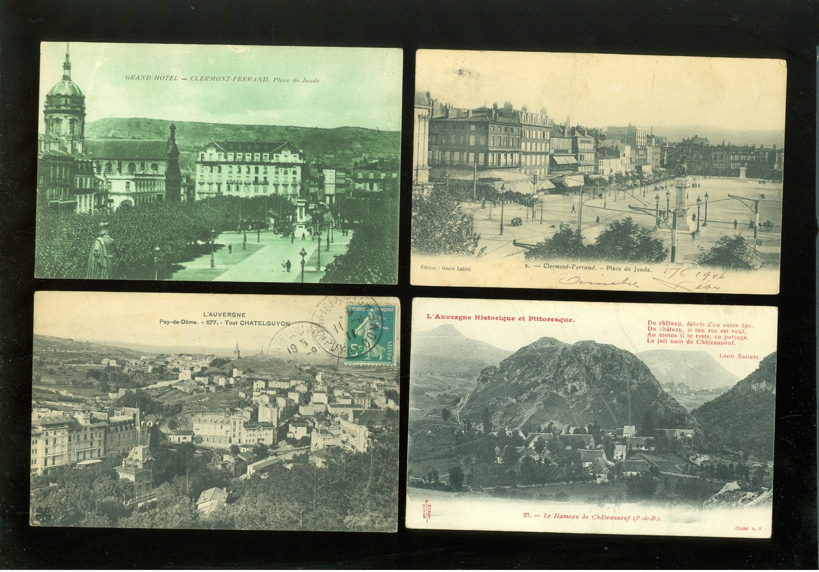Beau lot de 60 cartes postales de France Puy - de - Dôme     Mooi lot van 60 postkaarten van Frankrijk ( 63 ) - 60 scans