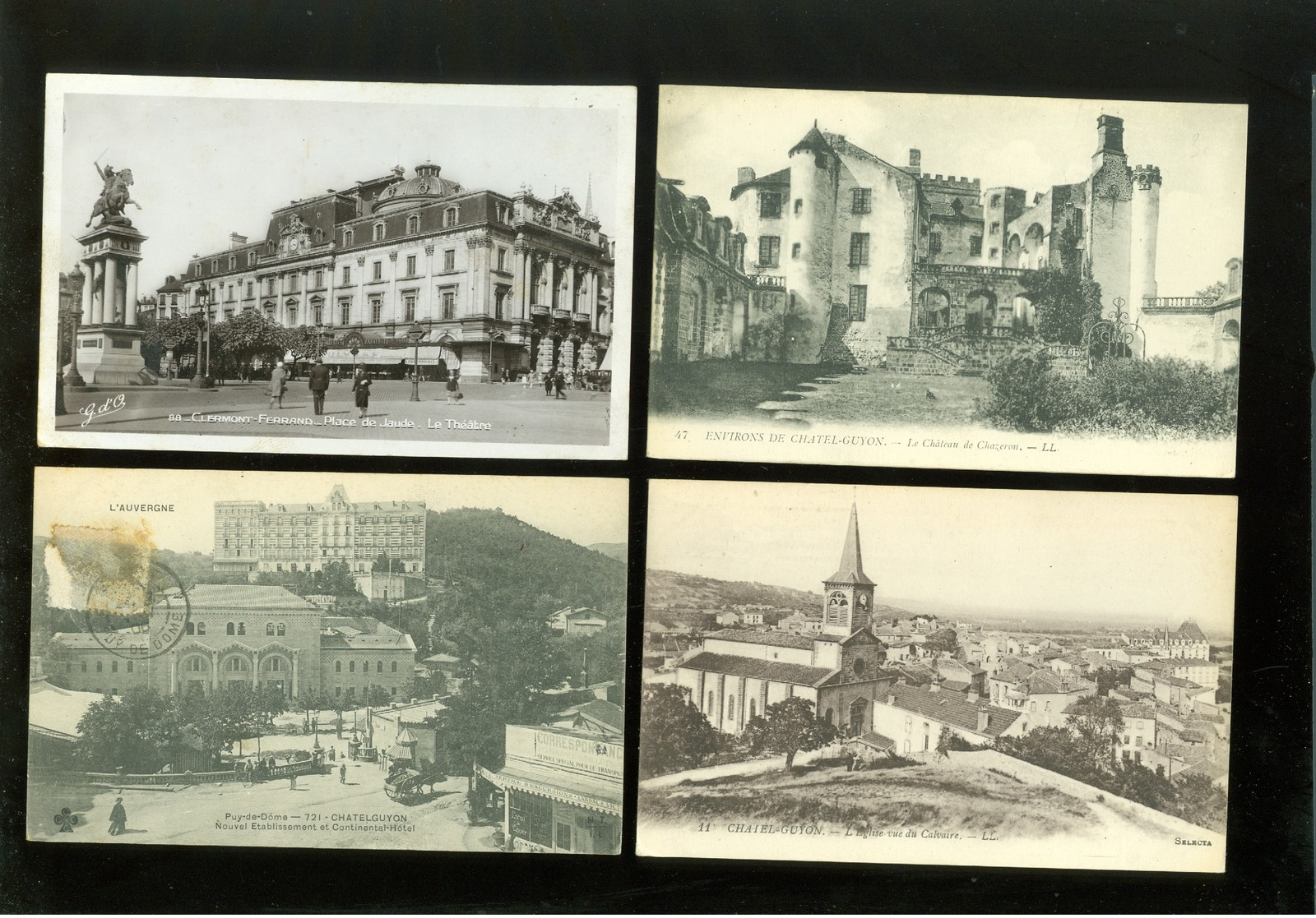 Beau lot de 60 cartes postales de France Puy - de - Dôme     Mooi lot van 60 postkaarten van Frankrijk ( 63 ) - 60 scans