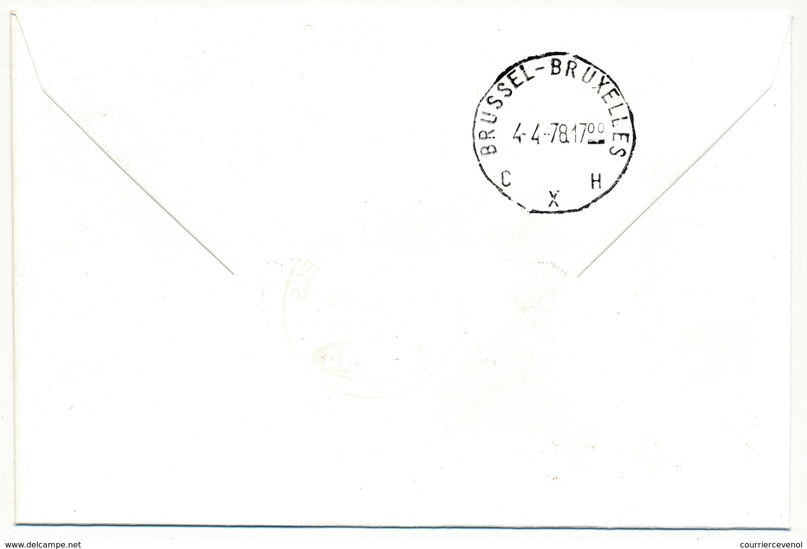 BELGIQUE - 2 Enveloppes SABENA - 1ere Liaison Aérienne - BRUXELLES - DOA - 3.4.1978 Et Retour - Autres & Non Classés
