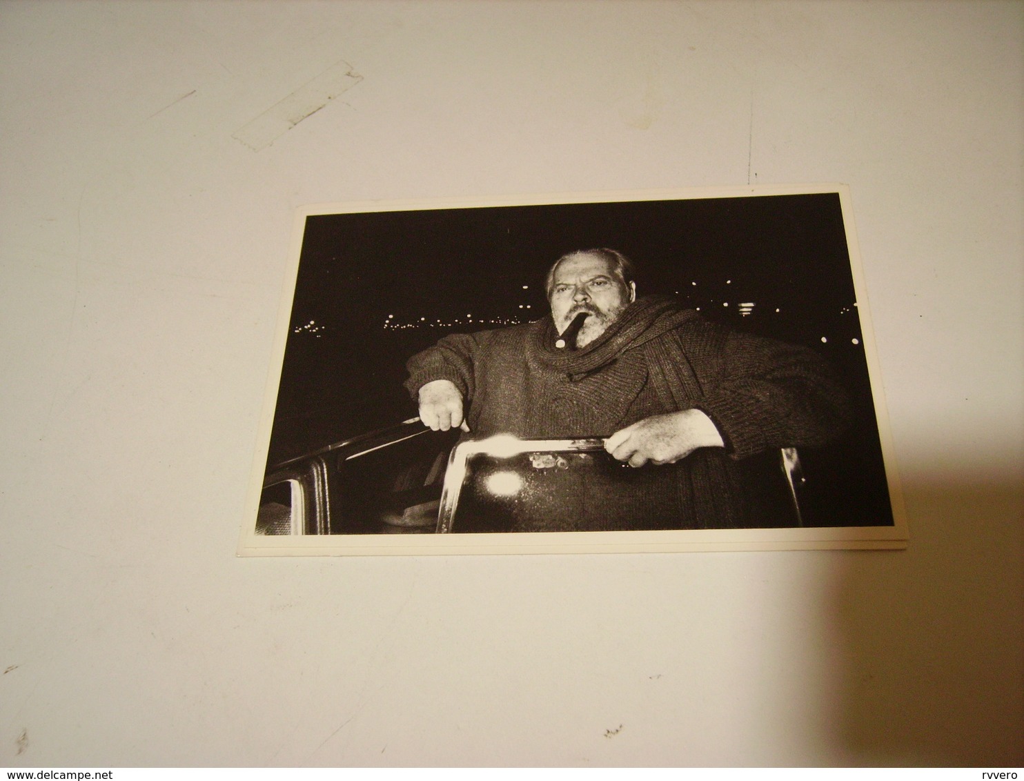 CARTE POSTALE ORSON WELLES PARIS 1982 - Artiesten