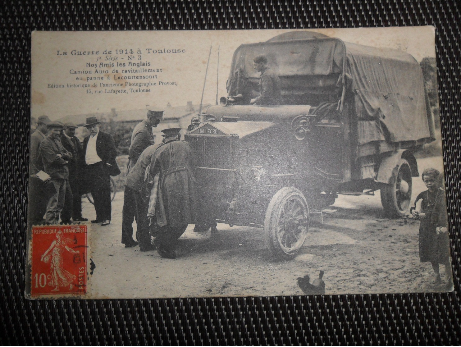 Guerre 1914 - 1918  Oorlog - France : Toulouse ( 31 ) : Camion - Auto En Panne - Guerre 1914-18