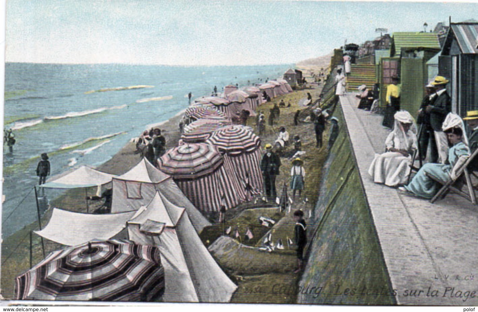 CABOURG - Les Tentes Sur La Plage    (109403) - Cabourg