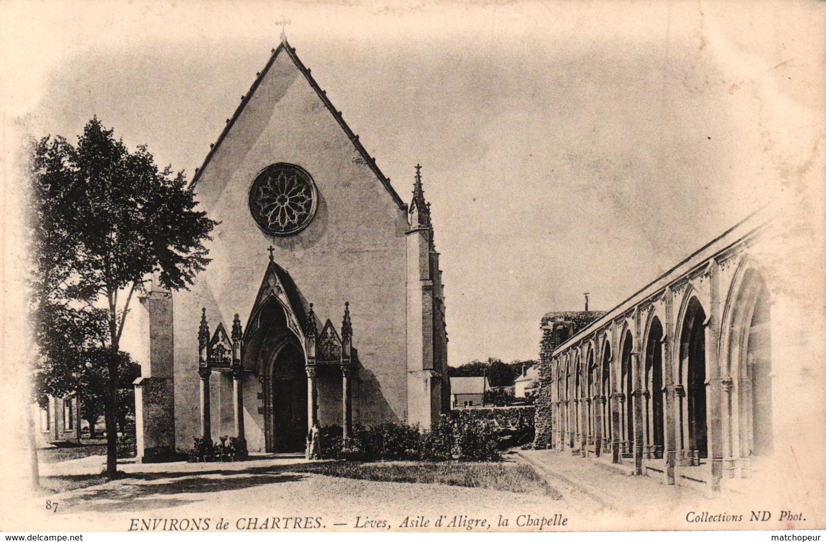 ENVIRONS DE CHARTRES - LEVES -28- ASILE D'ALIGRE LA CHAPELLE - Lèves