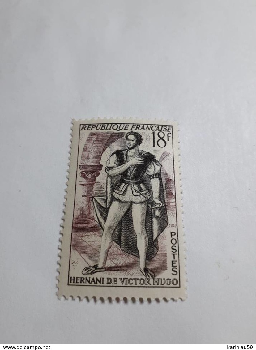 Timbre France 1953 N°944  (THÉÂTRE FRANÇAIS 1ÈRE SÉRIE. HERNANI DE VICTOR HUGO)Neuf - Unused Stamps