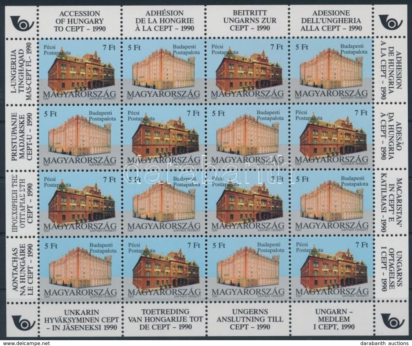 ** 1991 Europa CEPT Teljes ív (20.000) - Andere & Zonder Classificatie