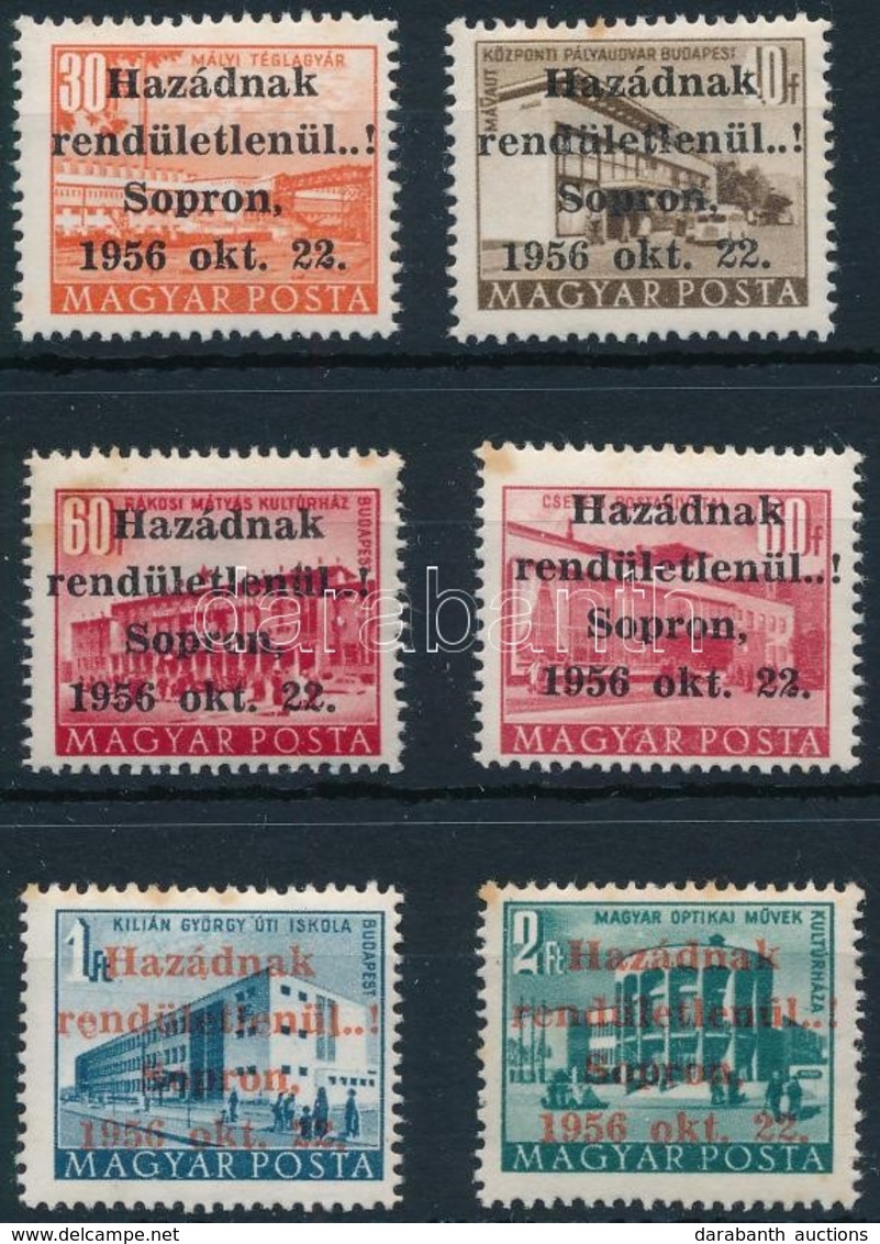 ** 1956 Soproni Kiadás 6 Kis értéke (10.700) (rozsda / Stain) - Andere & Zonder Classificatie