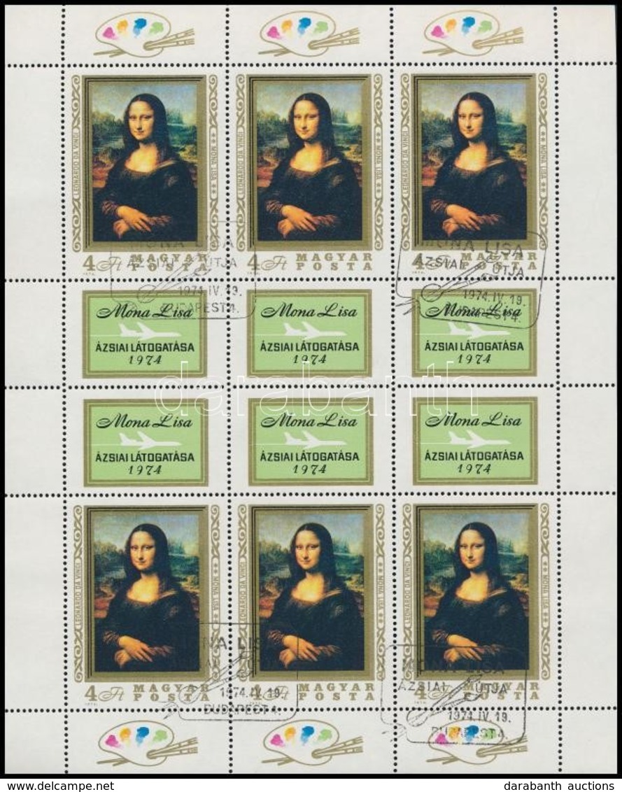 ** 1974 Mona Lisa Teljes ív (13.000) - Andere & Zonder Classificatie