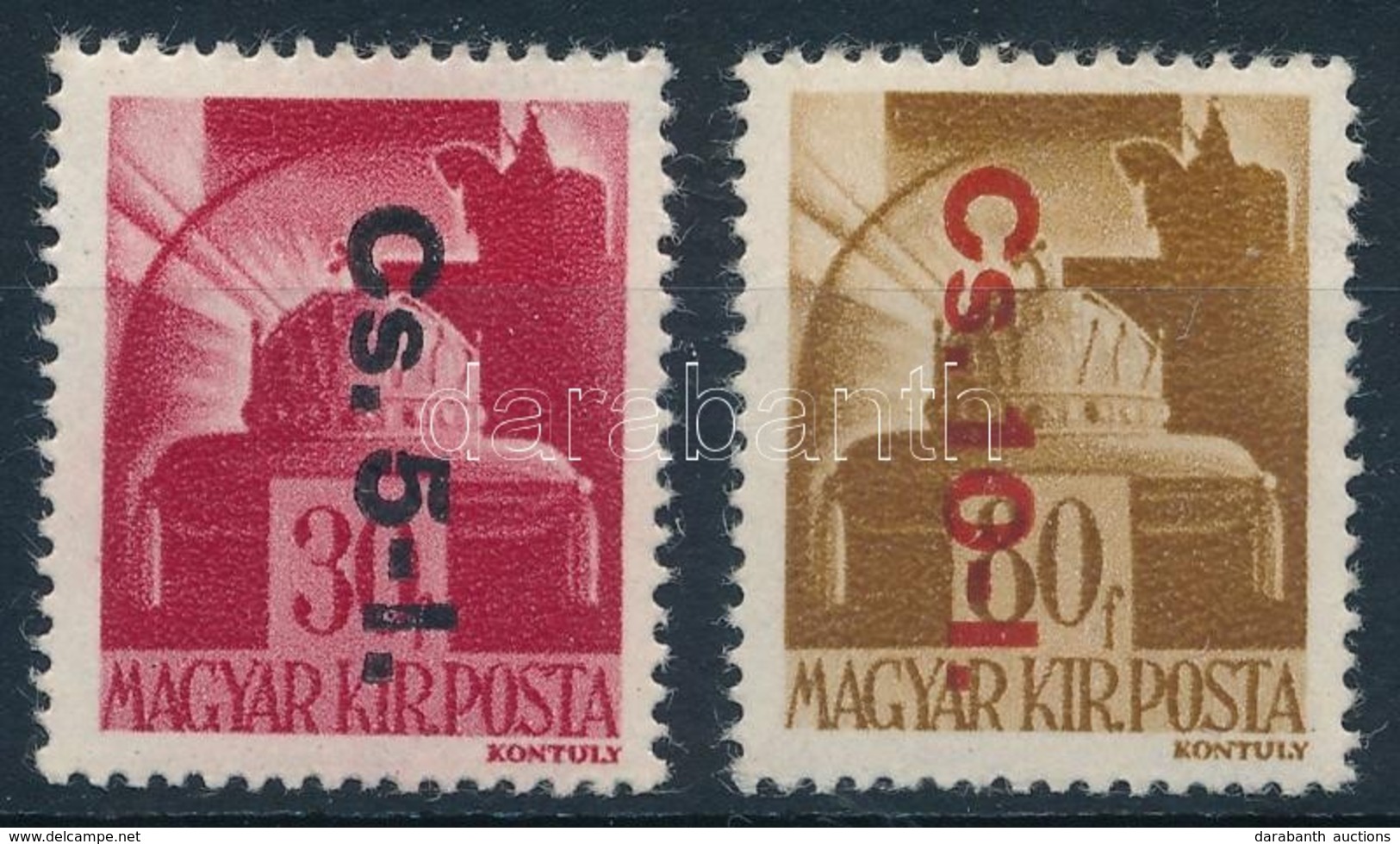 ** 1946 Betűs Cs.5.I. és Cs.10.I. (16.000) - Andere & Zonder Classificatie