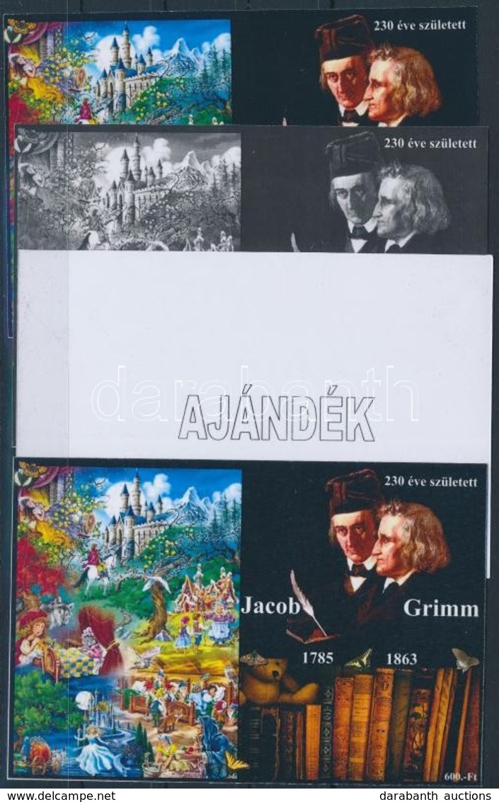 ** 2015/02 Jacob Grimm 4 Db-os Emlékív Garnitúra (28.000) - Altri & Non Classificati