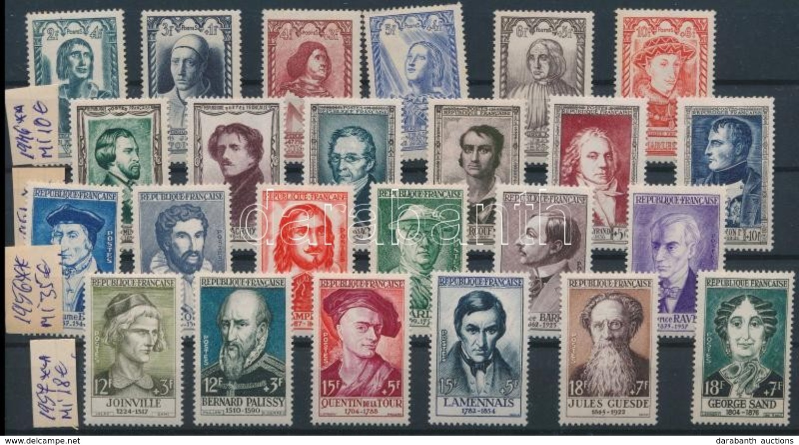 ** 1946 - 1957 4 Sorozat (Mi EUR 108,-) - Andere & Zonder Classificatie