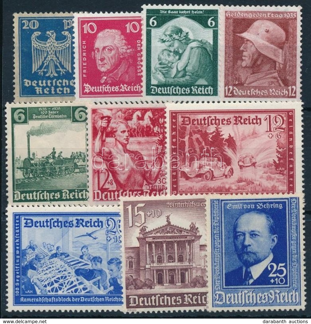 ** Deutsches Reich 10 Klf Jobb Bélyeg (Mi EUR 100,-) - Andere & Zonder Classificatie