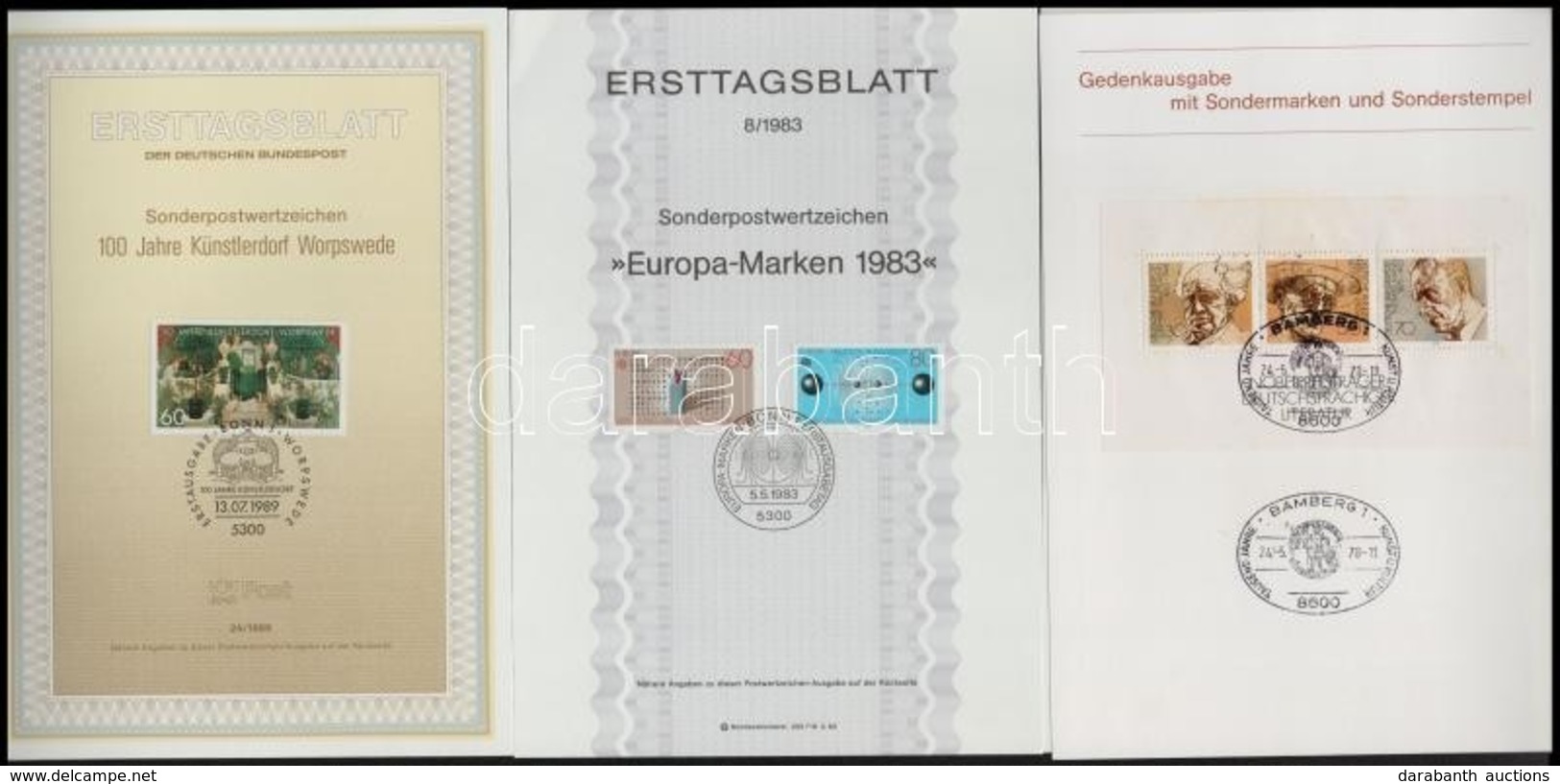 100 Db Külföldi FDC, Közte Német, Osztrák, Francia - Andere & Zonder Classificatie