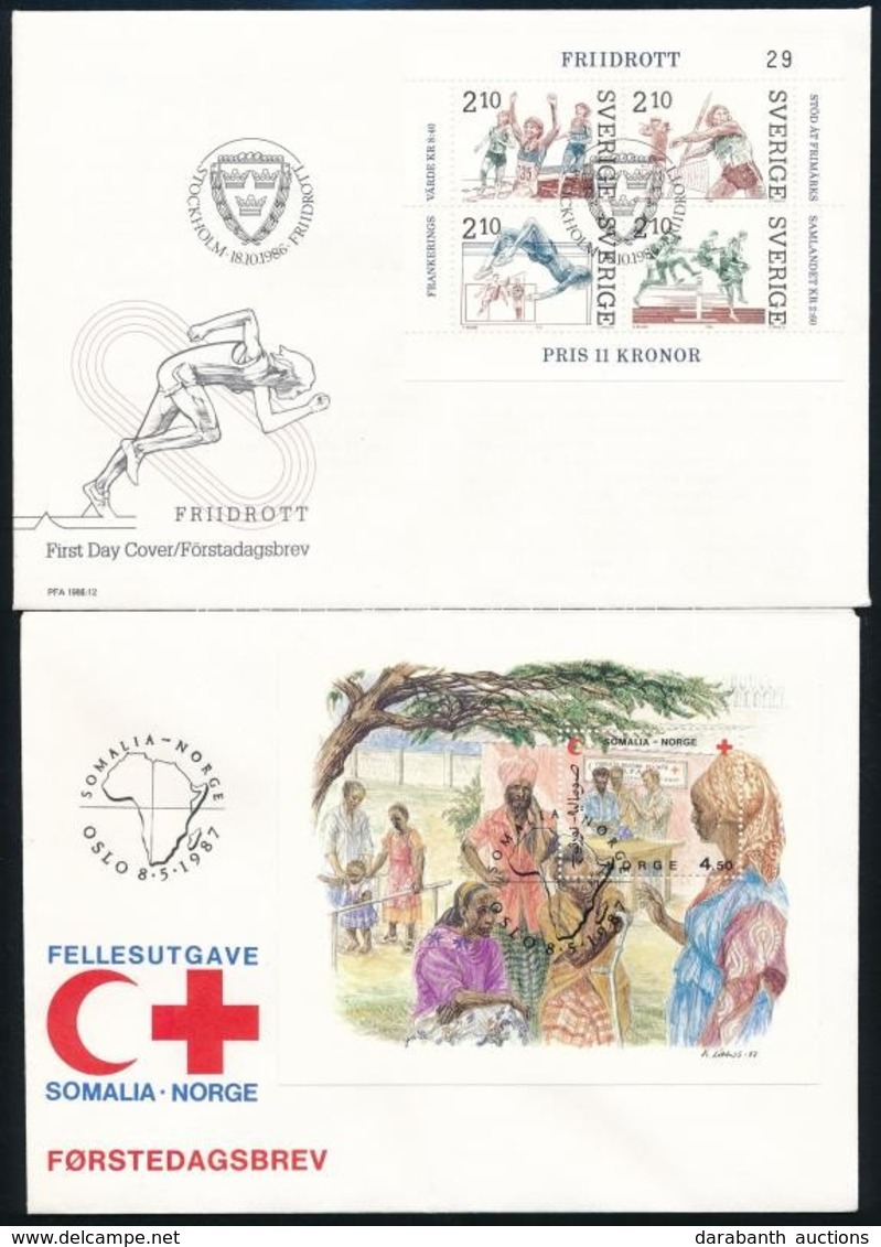 1986-1988 3 Klf FDC - Altri & Non Classificati