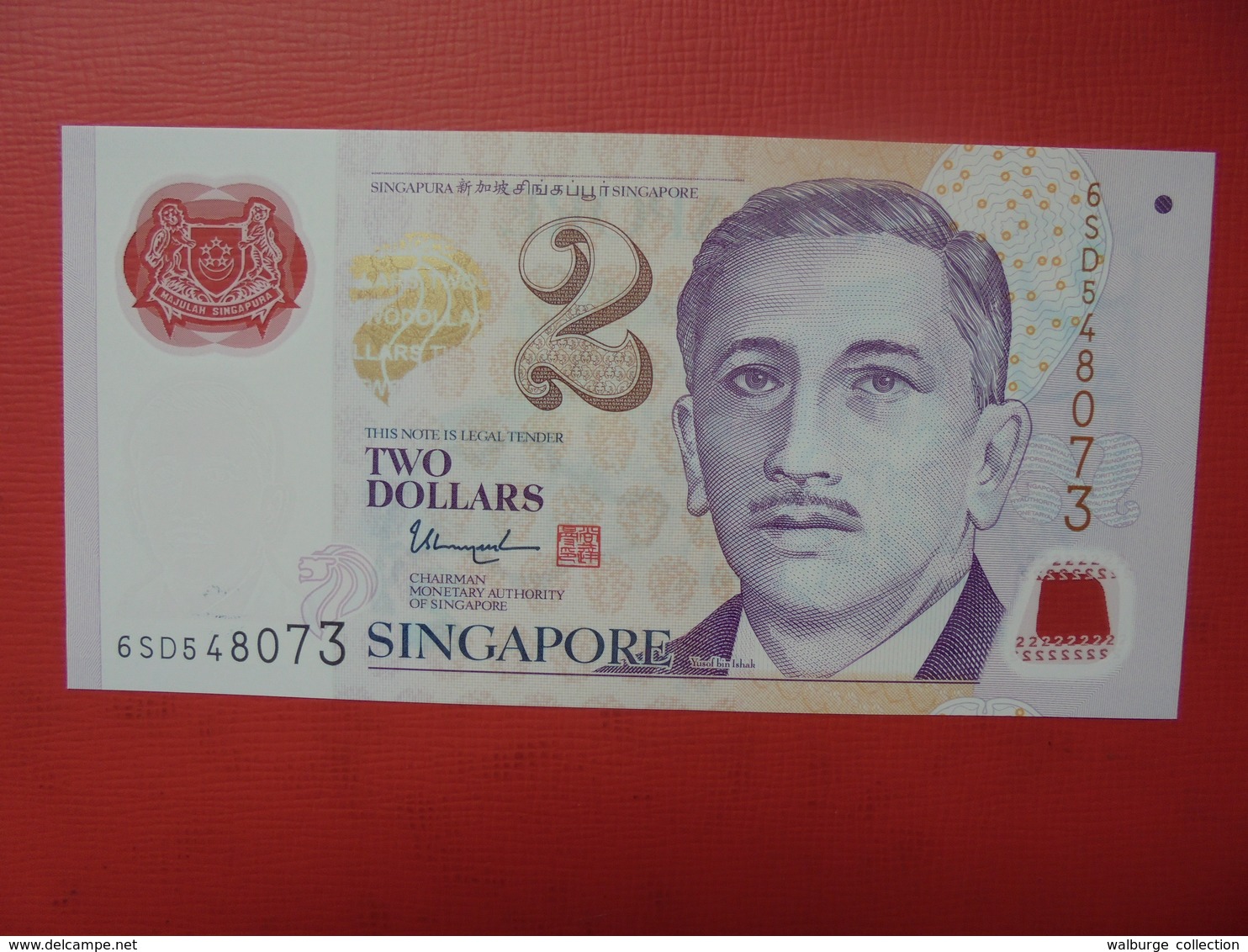 SINGAPOUR 2$ UNC - Singapour