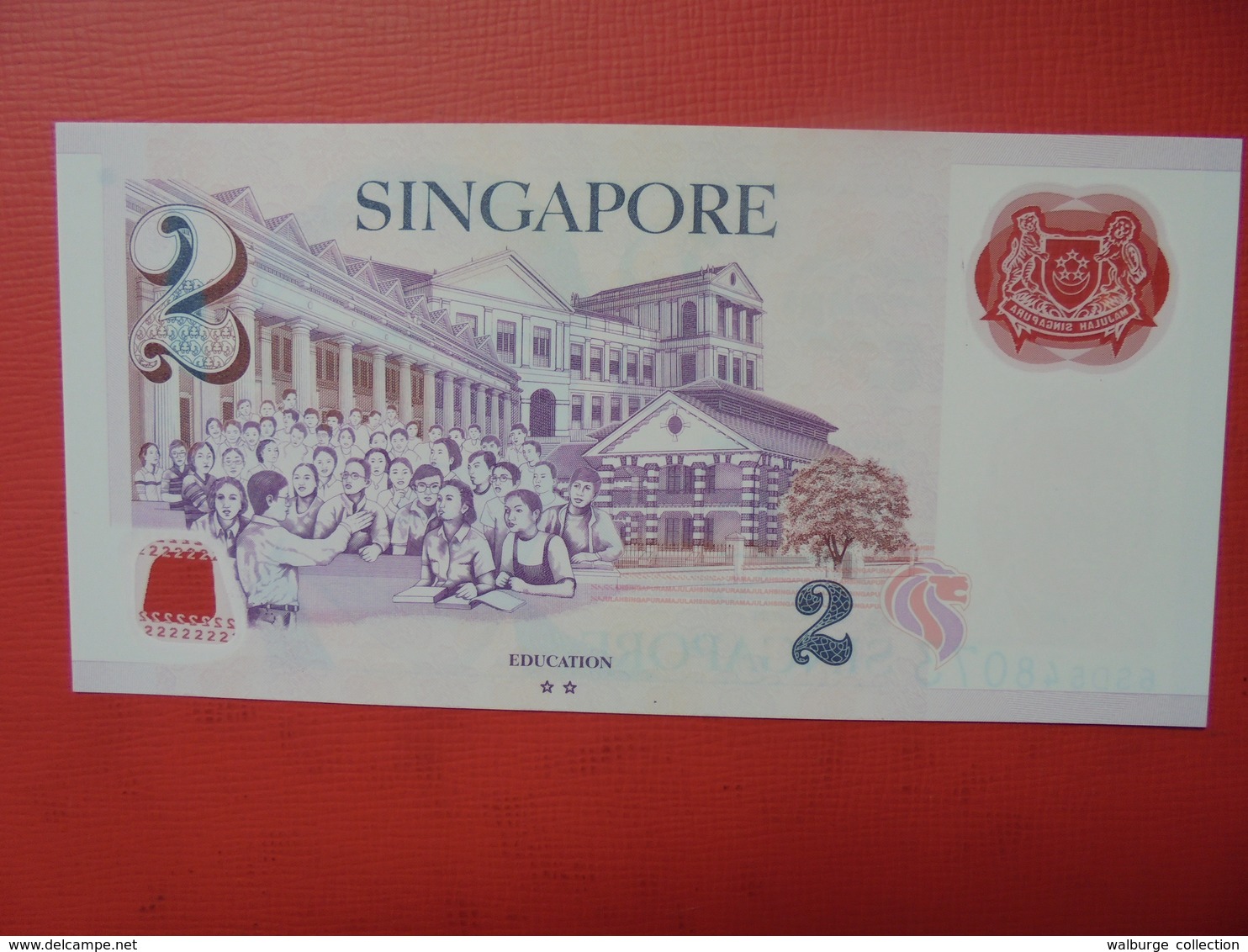 SINGAPOUR 2$ UNC - Singapour