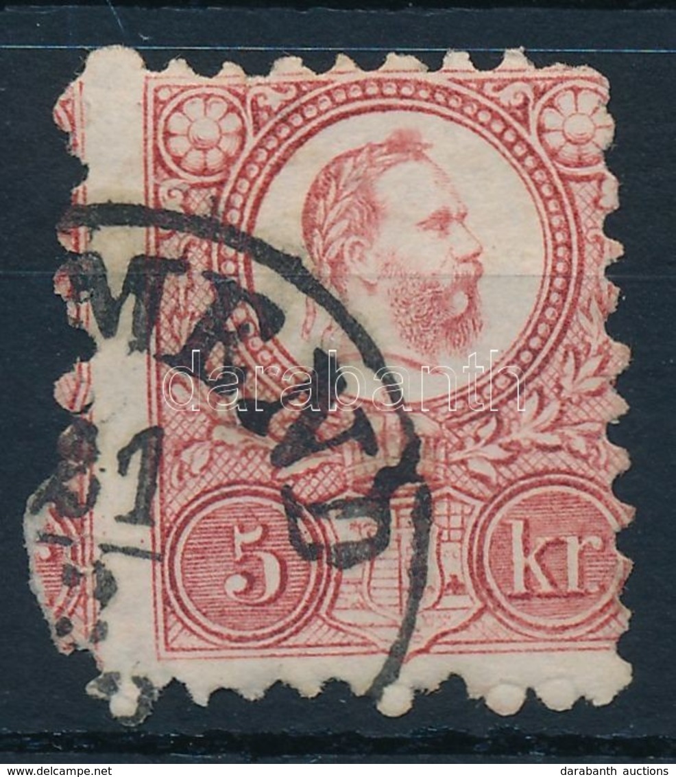 O 1871 Képbe Fogazott Réznyomat 5kr ,,(KÖR)MEND' - Altri & Non Classificati