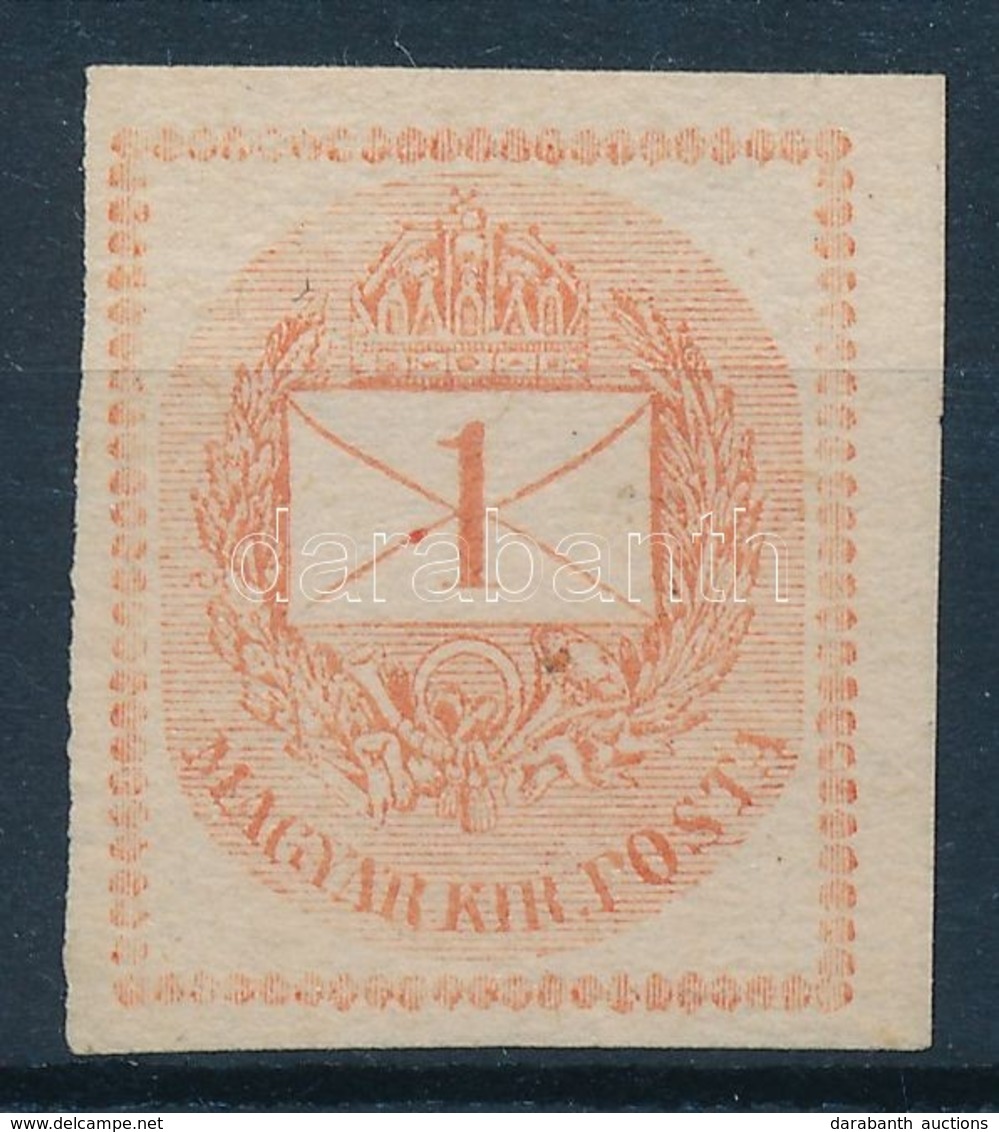 ** 1874 1kr Hírlapbélyeg Vésésjavítással (ex Lovász) - Altri & Non Classificati