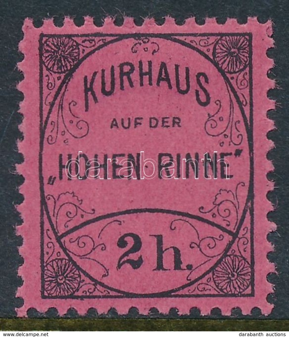 1900 Hohe Rinne III 2H Bélyeg - Andere & Zonder Classificatie