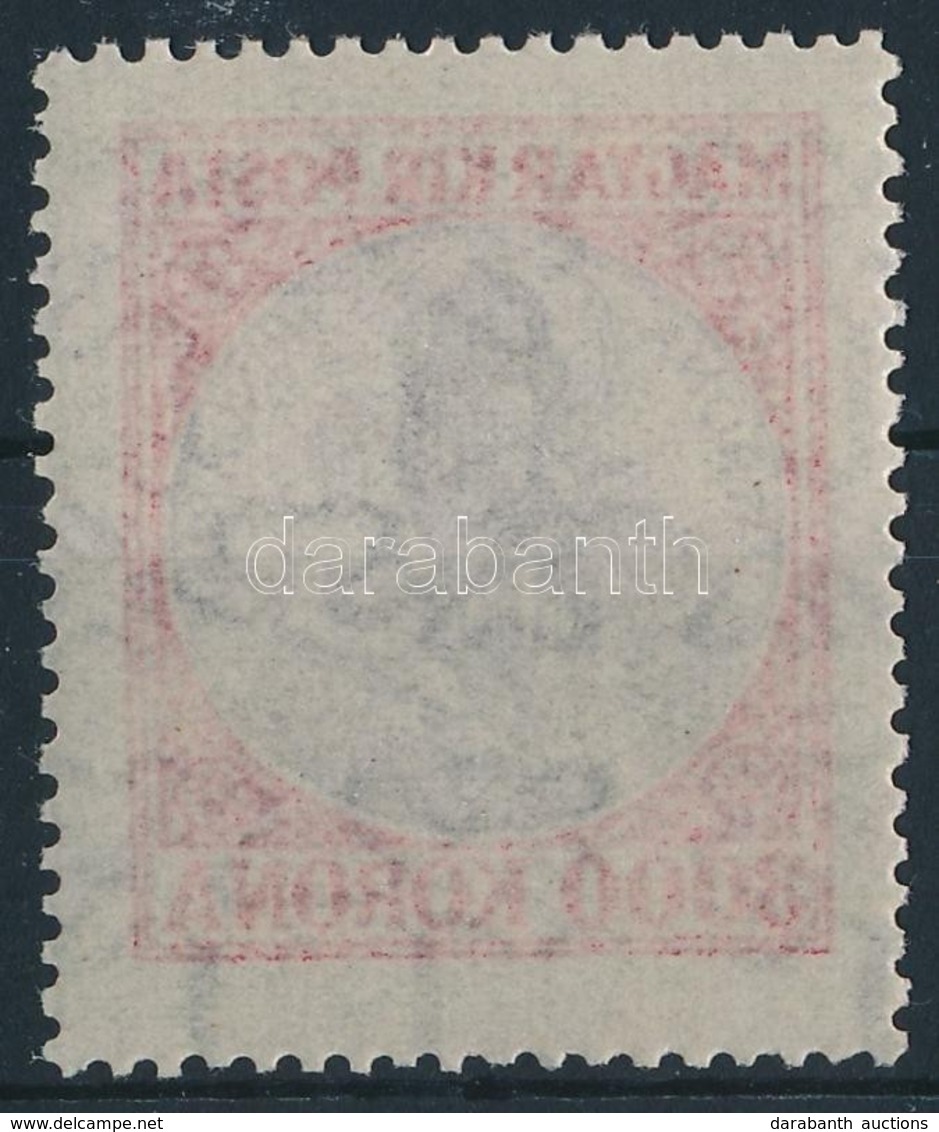 ** 1921 Koronás Madonna 3000K A Keret Gépszínátnyomatával - Andere & Zonder Classificatie