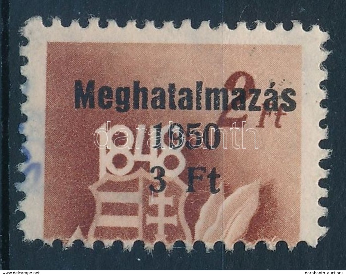 O 1950 Meghatalmazás 3Ft Centenárium 2Ft-on - Andere & Zonder Classificatie