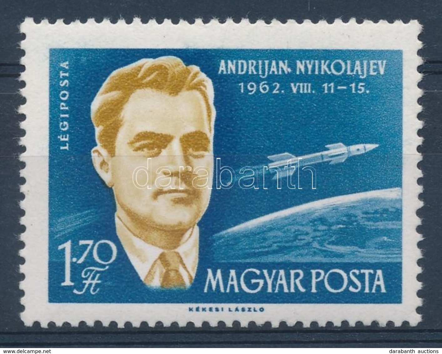 ** 1962 Világűr Meghódítói 1,70 Ft Pont Az ,,N' Után Lemezhiba - Altri & Non Classificati