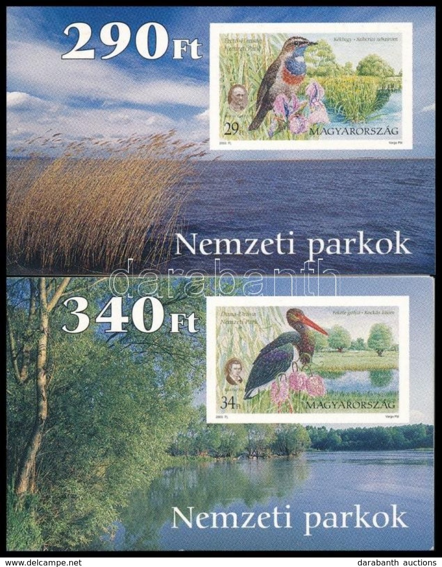 ** 2000 Nemzeti Parkjaink 2 Klf Bélyegfüzet - Andere & Zonder Classificatie