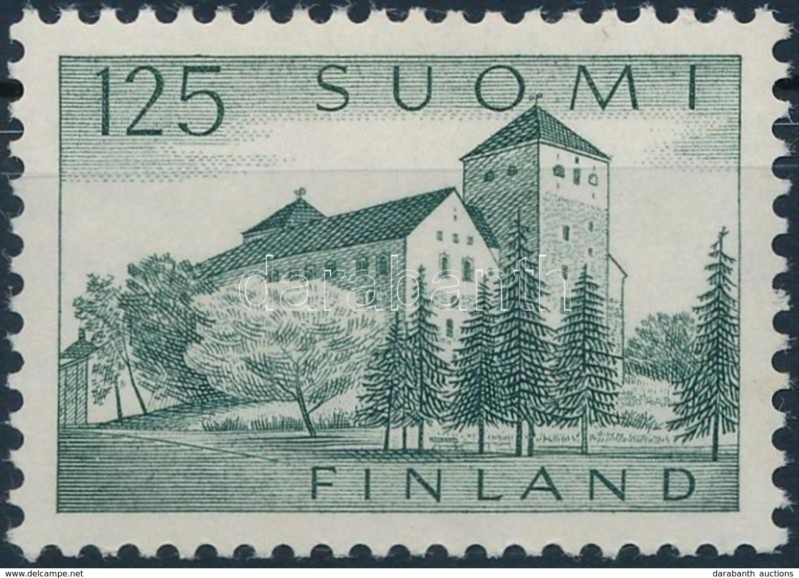 ** 1961 Forgalmi: Turkui Vár Bélyeg Mi 533 - Andere & Zonder Classificatie