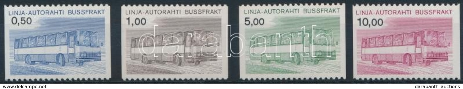 ** 1981 Autócsomag Posta Sor Mi 14-17 - Altri & Non Classificati