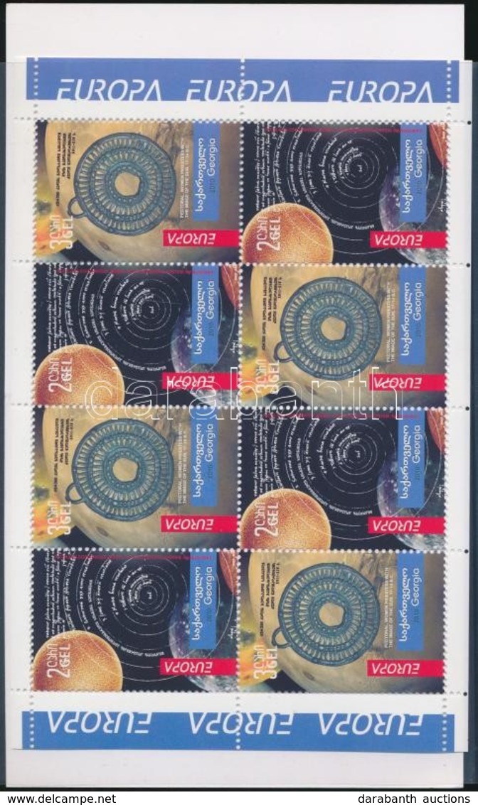 ** 2010 Europa CEPT Csillagászat Bélyegfüzet Mi 587-588 - Andere & Zonder Classificatie