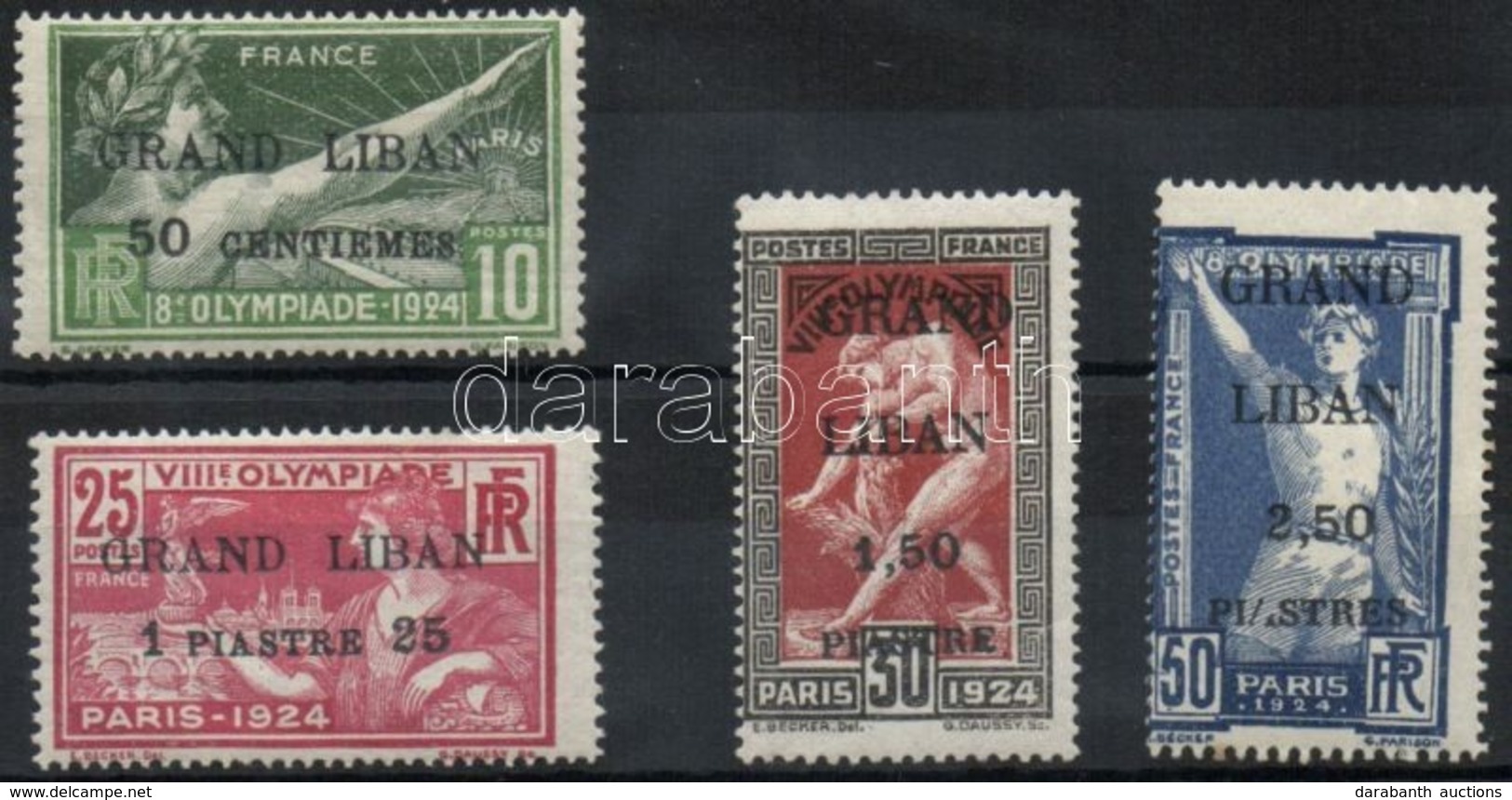 ** * 1924 Párizsi Olimpia Mi 22-25 - Altri & Non Classificati