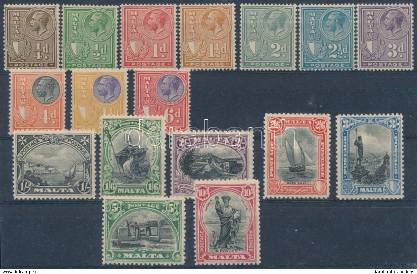 ** * 1926/1927 Forgalmi Sor Mi 115-131 - Andere & Zonder Classificatie