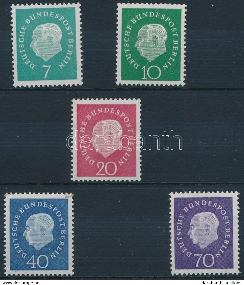 ** 1959 Forgalmi Sor Mi 182-186 - Andere & Zonder Classificatie