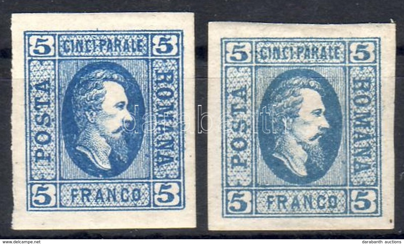 * 1865 Cuza Herceg Mi 12x+y (Mi EUR 170.-) - Andere & Zonder Classificatie