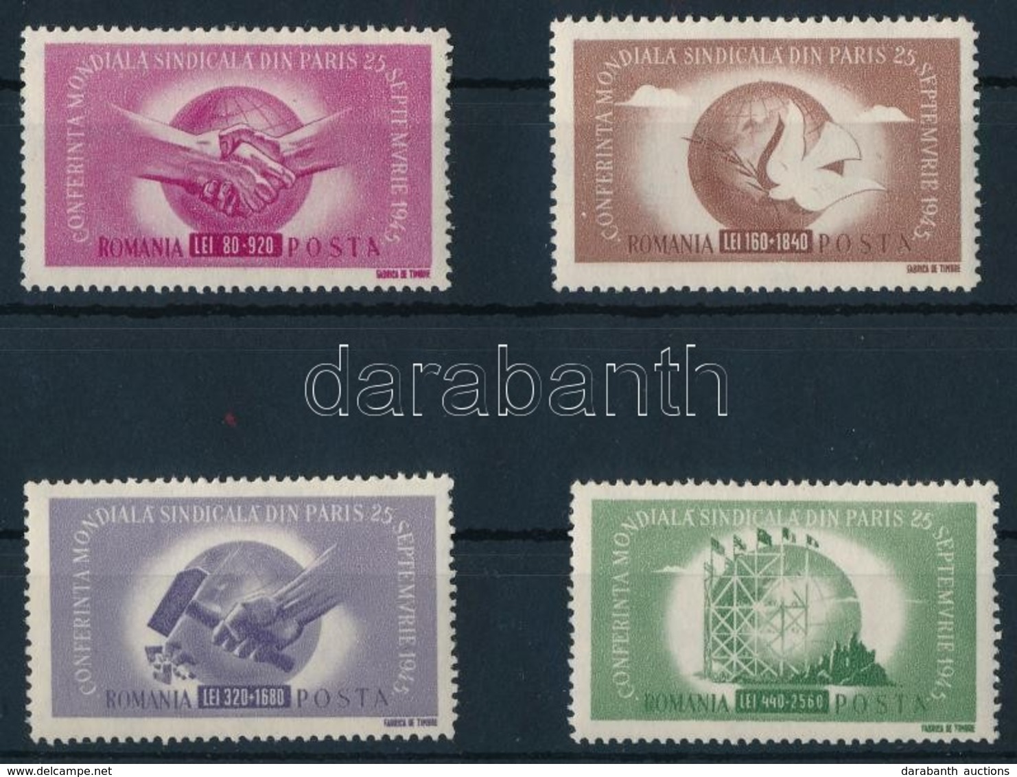 ** 1945 Szakszervezet Sor Mi 917-920 - Altri & Non Classificati