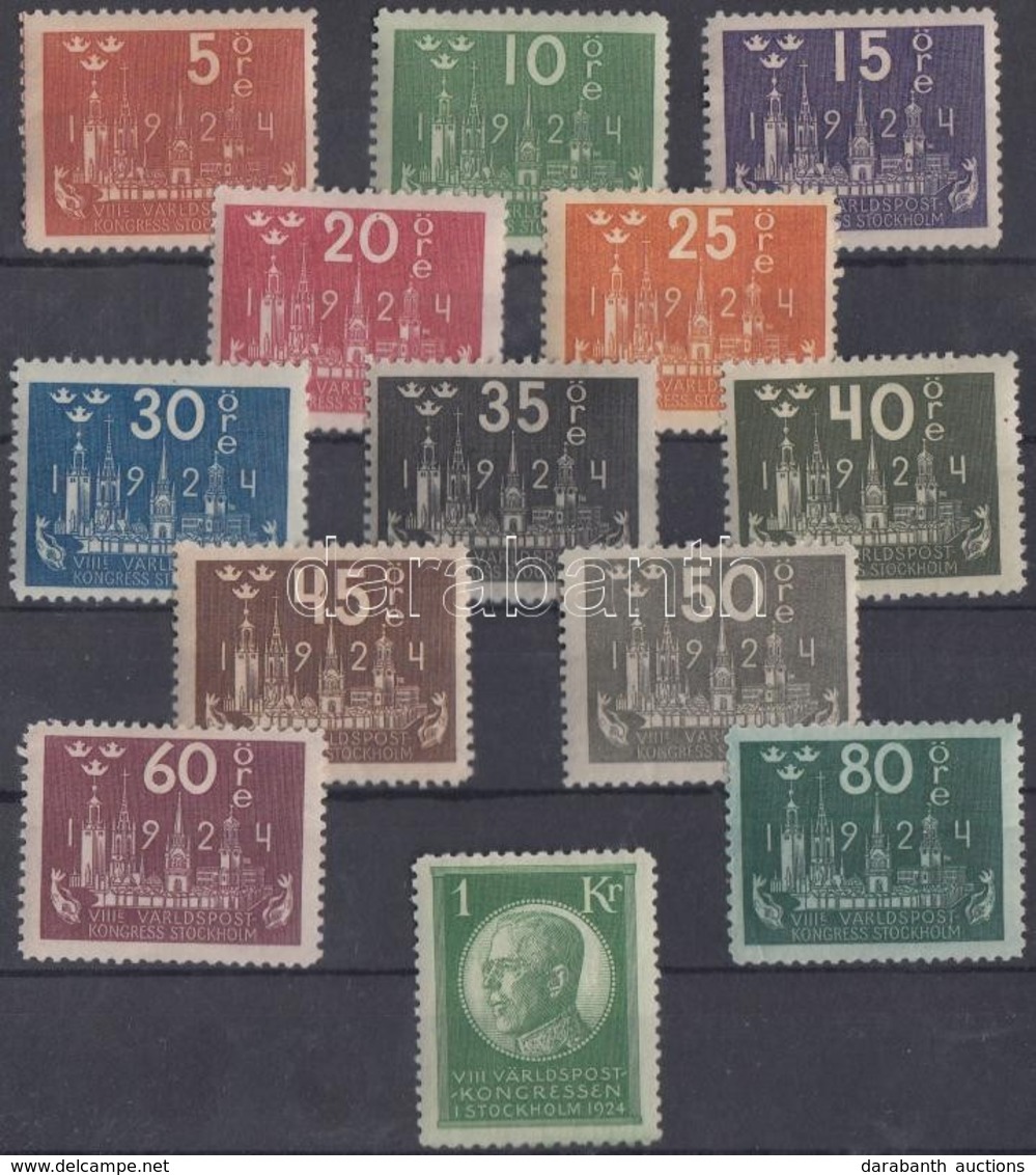 * 1924 8. UPU Kongresszus Sor Mi 144-158 W - Altri & Non Classificati