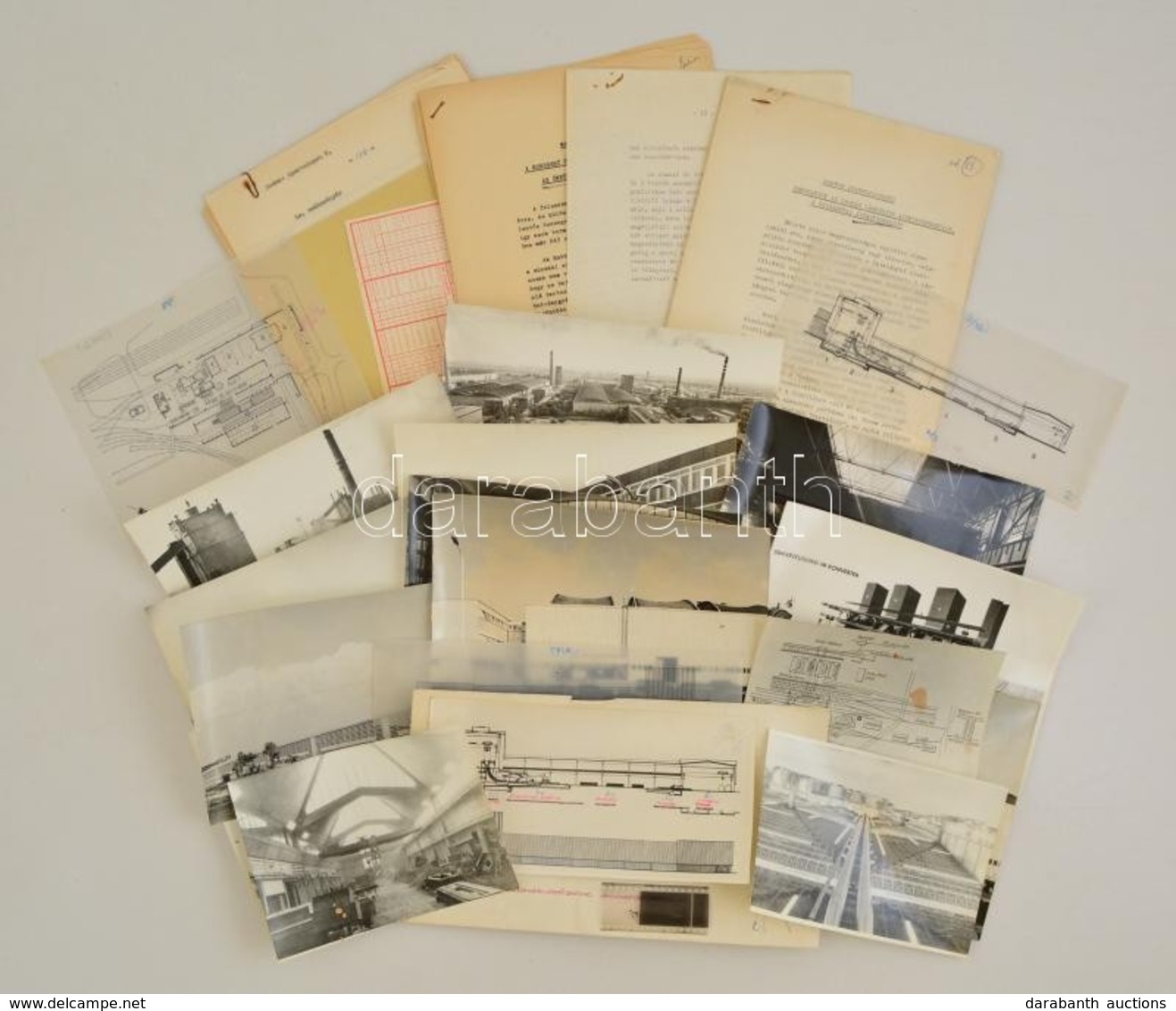 Cca 1960 Dokumentumok A Magyar Acél- és Alumíniumgyártás Történetéből: Beszámolók, összefoglalók, 3 Gépirat, Mellékelt F - Non Classificati
