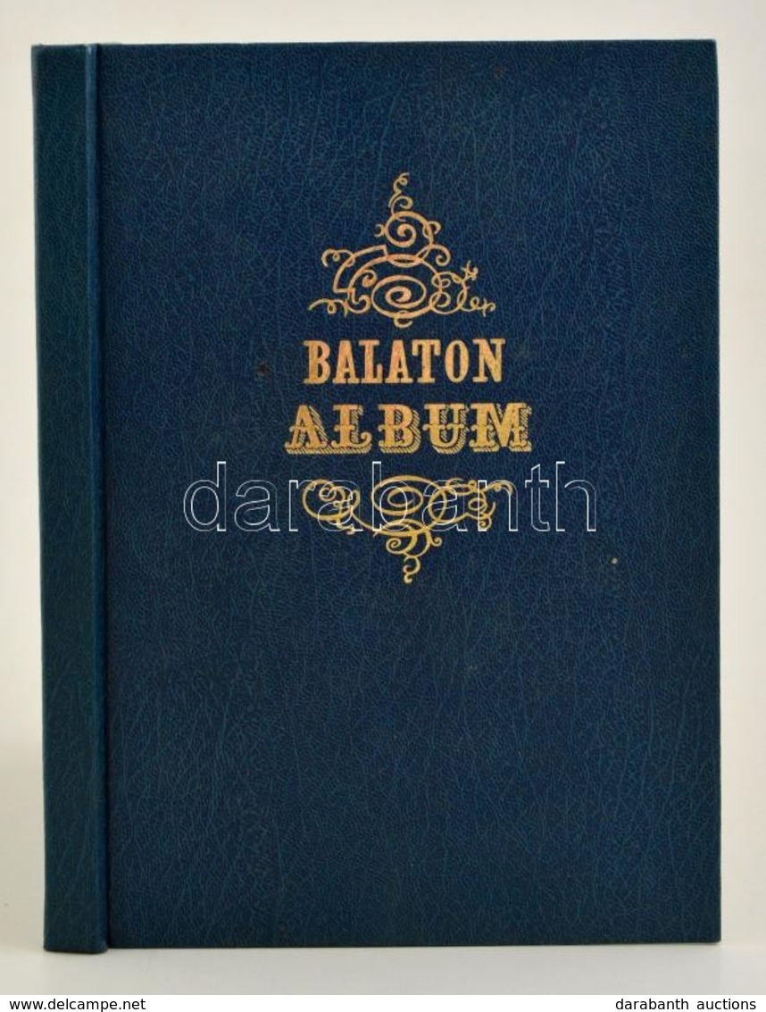 Szerelmey Miklós: Balaton Albuma. Emlék Füred S Környékéről. Pest, 1851, Edelmann Károly. Reprint! Kiadói Műbőr Kötés, J - Andere & Zonder Classificatie