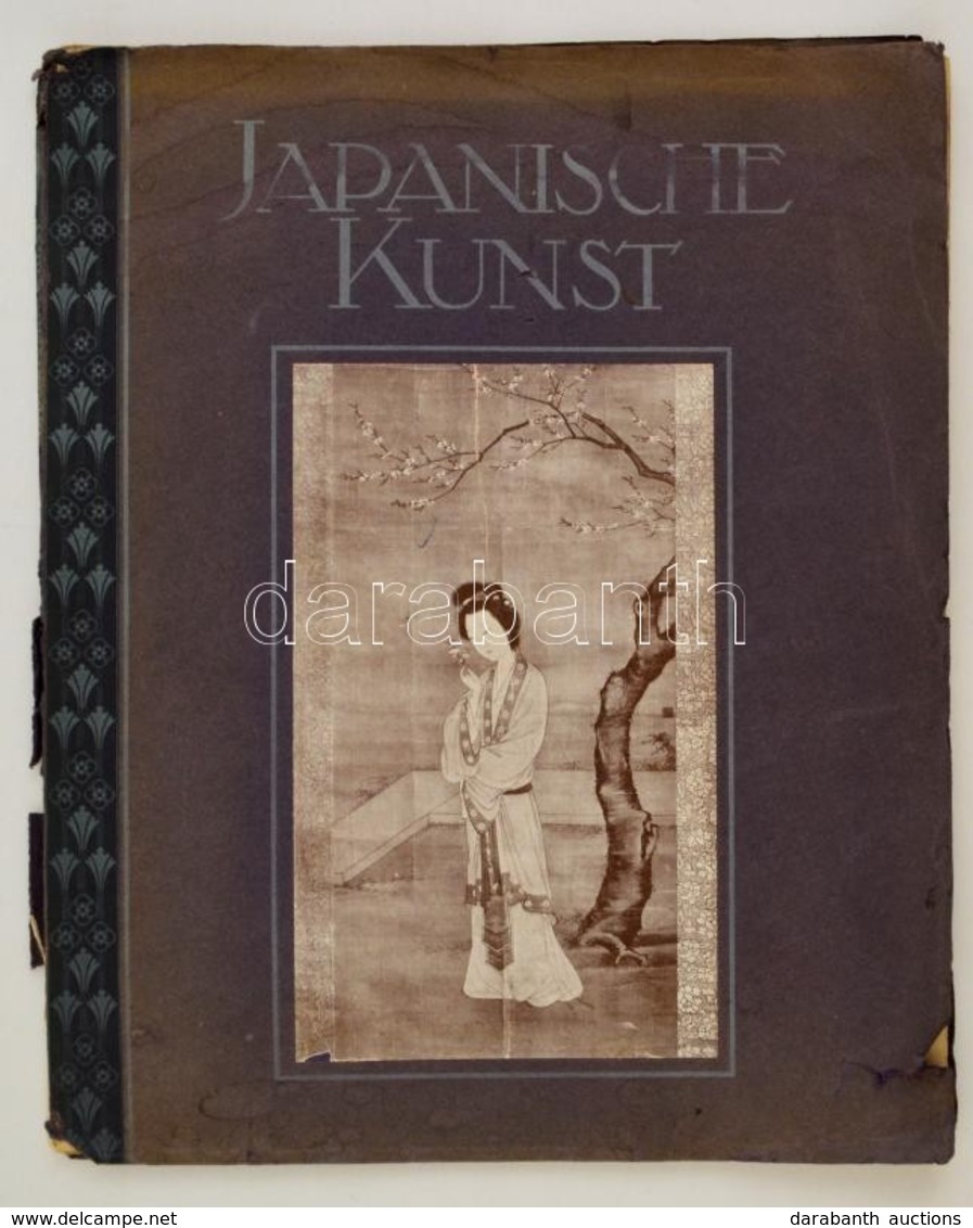 Cca 1910 Binyon, Laurence: Japanische Kunst; Marquardt & Co. Fénnyomatokat Tartalmazó Mappa. Borítón Szakadással / With  - Zonder Classificatie