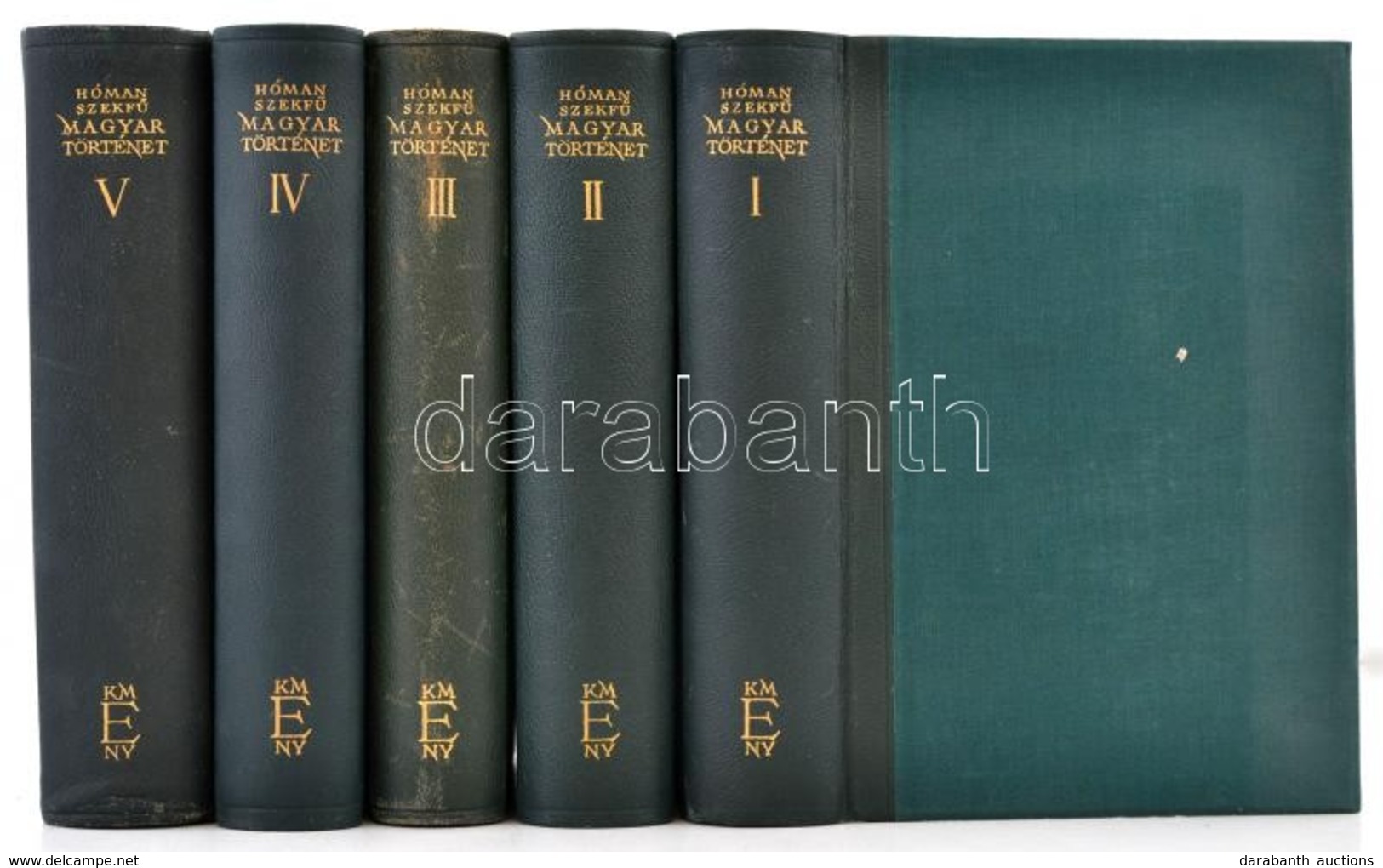 Hóman Bálint-Szekfű Gyula: Magyar Történet. I-V. Kötet. Bp., 1935-1936, Királyi Magyar Egyetemi Nyomda. Második, Bővítet - Zonder Classificatie