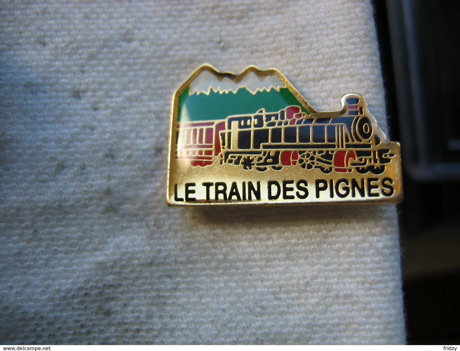 Pin's Du Train Touristique De PIGNES. Locomotive à Vapeur - Transport Und Verkehr