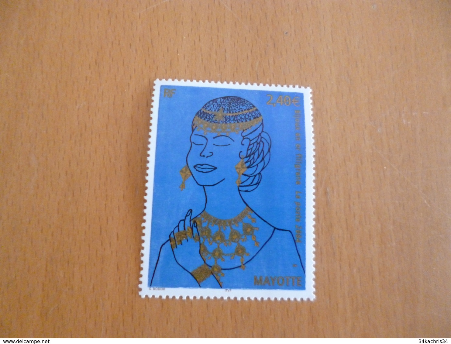 TP Sans Charnière Mayotte N°163 Bijoux 2004 - Unused Stamps