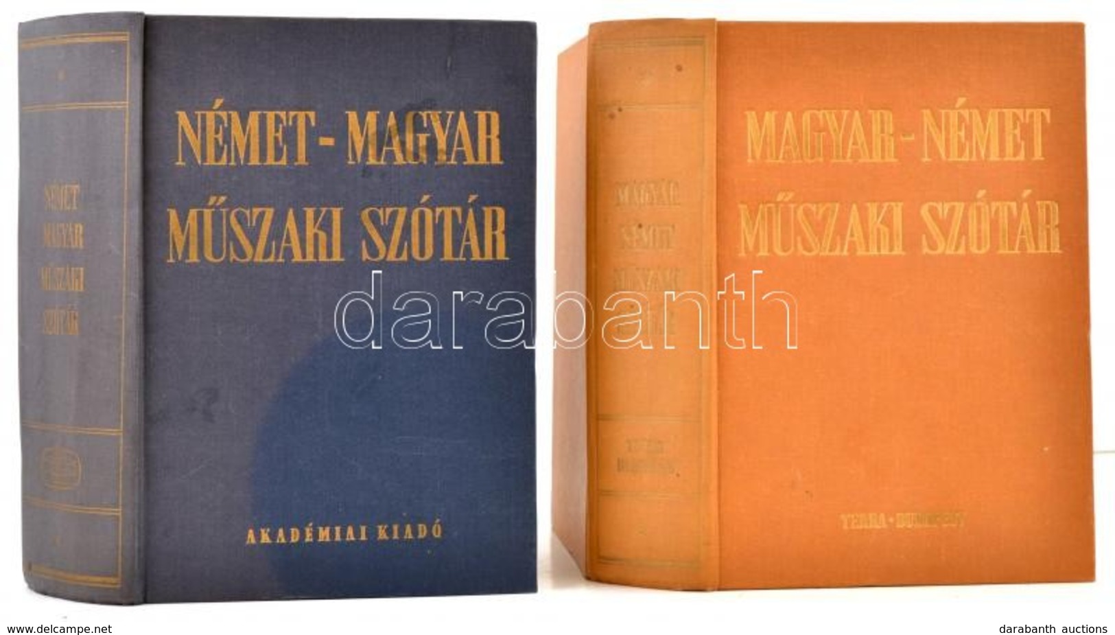 Német-magyar, Magyar-német Műszaki Szótár. Szerk.: Nagy Ernő, Klár János. Bp.,1980-1971, Akadémiai Kiadó. Kiadói Egészvá - Zonder Classificatie