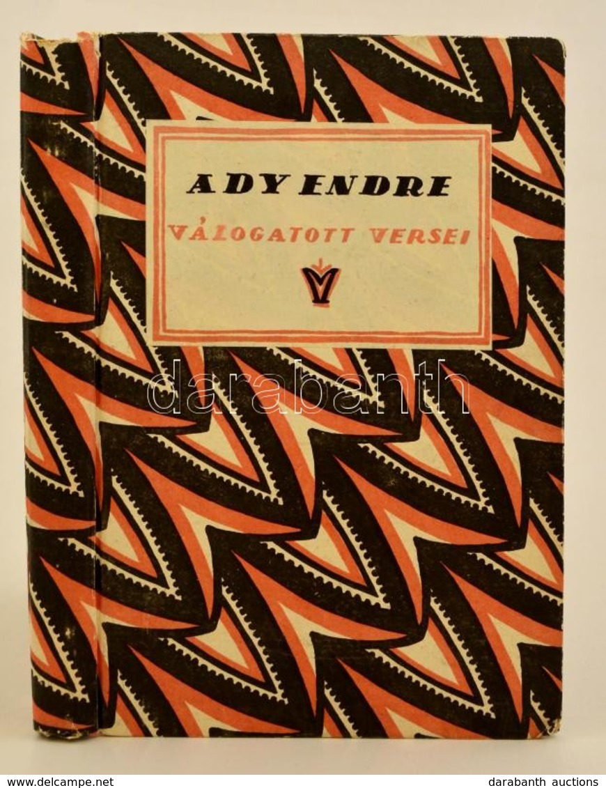 Ady Endre: Ady Endre Válogatott Versei. Válogatta Dóczy Lajos. Illusztrálta Jaschik Álmos. Bp.,1921, Pallas, 234+2 P. +  - Zonder Classificatie