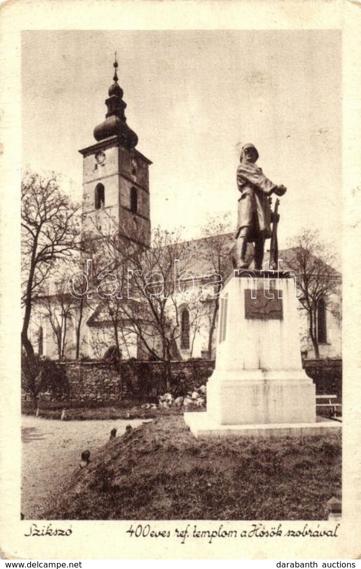 ** 2 Db RÉGI Magyar Városképes Lap; Szikszó és Pécsvárad / 2 Pre-1945 Hungarian Town-view Postcards; Pécsvárad And Sziks - Ohne Zuordnung