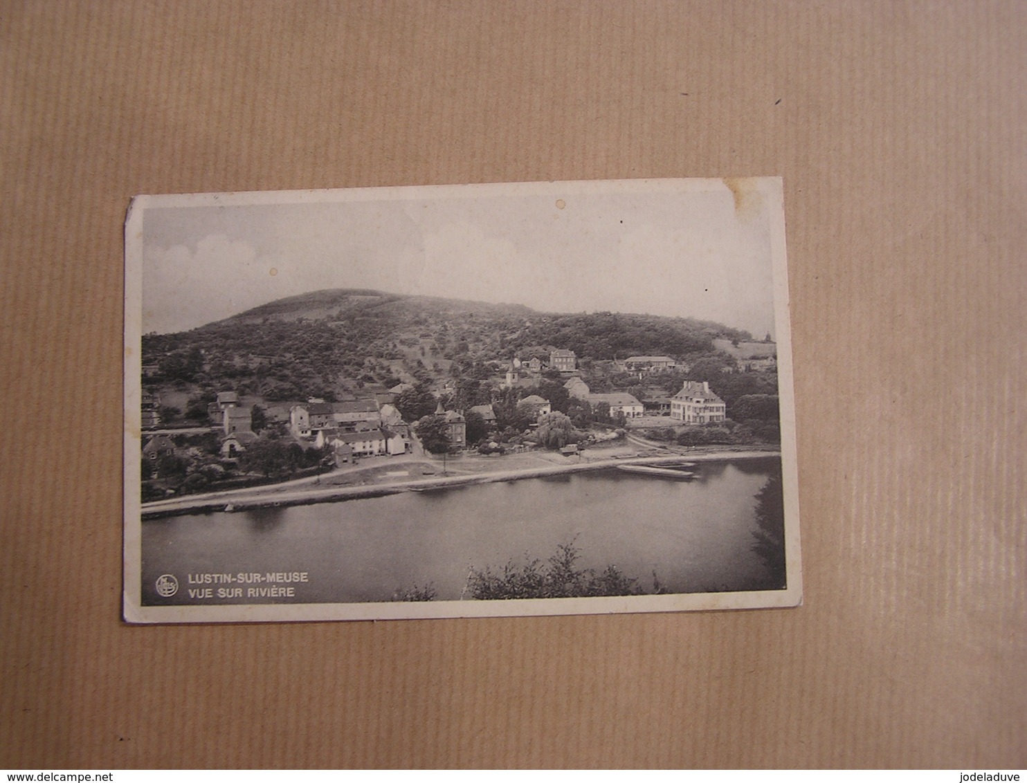 LUSTIN SUR MEUSE Vue Sur Rivière  Vallée De La Meuse België Belgique Carte Postale Postcard - Other & Unclassified