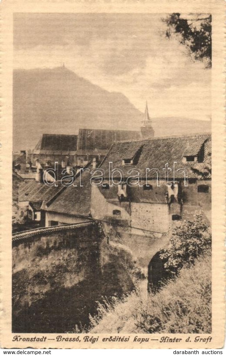 T2 Brassó, Kronstadt, Brasov; Graft / Régi Erődítési Kapu Zeidner H. Kiadása / Old Castle Gate - Non Classificati