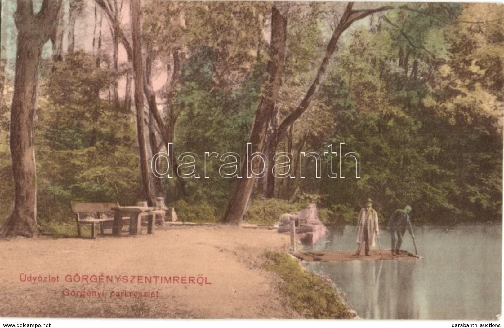 T2 Görgényszentimre, Gurghiu; Görgényi Park, Tó / Park, Lake - Zonder Classificatie